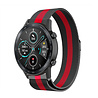 Strap-it® Strap-it Honor Magic Watch 2 Milanese band (zwart/rood) Strap-it® Strap-it Honor Magic Watch 2 Milanese band (zwart/rood)