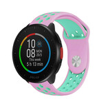 Strap-it® Polar Pacer sport band (roze/aqua)
