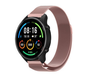 Strap-it® Xiaomi Mi Watch Milanese band (roze)