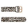 Strap-it® Strap-it Lucky Leopard Garmin Vivomove 3s bandje - 39mm Strap-it® Strap-it Lucky Leopard Garmin Vivomove 3s bandje - 39mm