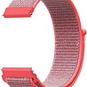Strap-it® Strap-it Garmin Vivomove 3s nylon band - 39mm - roze/rood Strap-it® Strap-it Garmin Vivomove 3s nylon band - 39mm - roze/rood