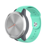 Strap-it® Garmin Vivomove 3s sport band - 39mm- aqua