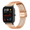 Strap-it® Strap-it Amazfit GTS roestvrij stalen band (rosé goud) Strap-it® Strap-it Amazfit GTS roestvrij stalen band (rosé goud)