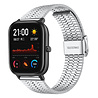 Strap-it® Strap-it Amazfit GTS roestvrij stalen band (zilver) Strap-it® Strap-it Amazfit GTS roestvrij stalen band (zilver)