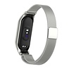 Strap-it® Strap-it Xiaomi Mi Band 7 Milanese band (zilver) Strap-it® Strap-it Xiaomi Mi Band 7 Milanese band (zilver)