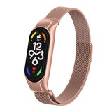 Strap-it® Xiaomi Mi Band 7 Milanese band (rosé pink)