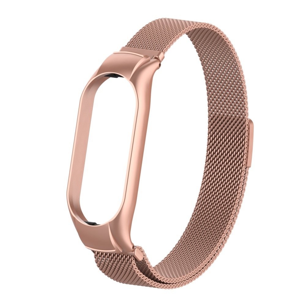 Strap-it® Strap-it Xiaomi Mi Band 7 Milanese band (rosé pink) Strap-it® Strap-it Xiaomi Mi Band 7 Milanese band (rosé pink)