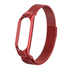 Strap-it® Strap-it Xiaomi Mi Band 7 Milanese band (rood) Strap-it® Strap-it Xiaomi Mi Band 7 Milanese band (rood)