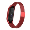 Strap-it® Strap-it Xiaomi Mi Band 7 Milanese band (rood) Strap-it® Strap-it Xiaomi Mi Band 7 Milanese band (rood)