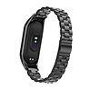 Strap-it® Strap-it Xiaomi Mi Band 7 stalen bandje (zwart) Strap-it® Strap-it Xiaomi Mi Band 7 stalen bandje (zwart)