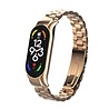 Strap-it® Strap-it Xiaomi Mi Band 7 stalen bandje (rosé goud) Strap-it® Strap-it Xiaomi Mi Band 7 stalen bandje (rosé goud)