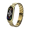 Strap-it® Strap-it Xiaomi Mi Band 7 stalen bandje (goud) Strap-it® Strap-it Xiaomi Mi Band 7 stalen bandje (goud)