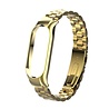 Strap-it® Strap-it Xiaomi Mi Band 7 stalen bandje (goud) Strap-it® Strap-it Xiaomi Mi Band 7 stalen bandje (goud)