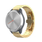 Strap-it® Strap-it Garmin Vivomove 3s metalen band - 39mm - goud