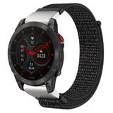 Strap-it® Garmin Epix Gen 2 nylon band (zwart)