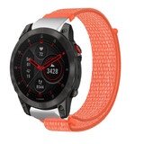Strap-it® Garmin Epix Gen 2 nylon band (oranje)