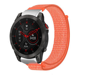 Garmin Epix Gen 2 nylon band oranje Smartwatchbanden