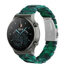 Strap-it® Strap-it Huawei Watch GT 2 Pro resin band (groen)