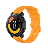 Strap-it® Xiaomi Watch S1 luxe siliconen bandje (oranje)