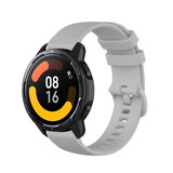 Strap-it® Xiaomi Watch S1 luxe siliconen bandje (grijs)