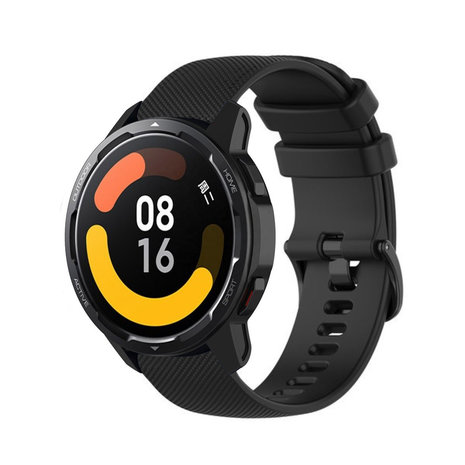 Strap-it® Strap-it Xiaomi Watch S1 luxe siliconen bandje (zwart)