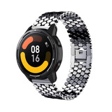 Strap-it® Xiaomi Watch S1 stalen vis band (zwart) Strap-it® Xiaomi Watch S1 stalen vis band (zwart)