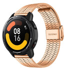 Strap-it® Strap-it Xiaomi Watch S1 roestvrij stalen band (rosé goud)
