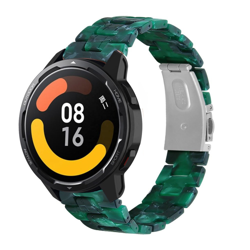 Strap-it® Strap-it Xiaomi Watch S1 resin band (groen)