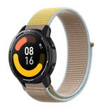 Strap-it® Xiaomi Watch S1 nylon band (camel) Strap-it® Xiaomi Watch S1 nylon band (camel)