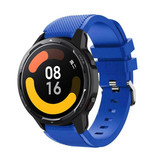Strap-it® Xiaomi Watch S1 siliconen bandje (blauw)