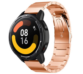 Strap-it® Xiaomi Watch S1 metalen bandje (rosé goud)