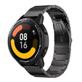 Strap-it® Xiaomi Watch S1 metalen bandje (zwart) Strap-it® Xiaomi Watch S1 metalen bandje (zwart)