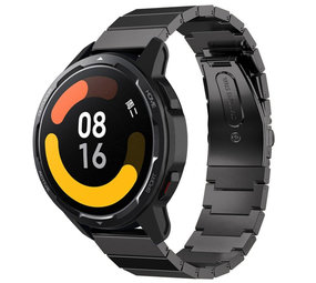 Strap-it® Xiaomi Watch S1 metalen bandje (zwart)