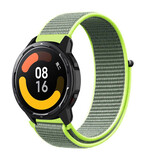 Strap-it® Xiaomi Watch S1 nylon band (fluoriserend) Strap-it® Xiaomi Watch S1 nylon band (fluoriserend)