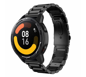 Strap-it® Xiaomi Watch S1 stalen band (zwart) Strap-it® Xiaomi Watch S1 stalen band (zwart)