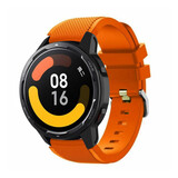 Strap-it® Xiaomi Watch S1 siliconen bandje (oranje)
