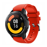 Strap-it® Xiaomi Watch S1 siliconen bandje (rood)
