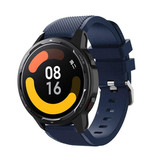 Strap-it® Xiaomi Watch S1 siliconen bandje (donkerblauw)