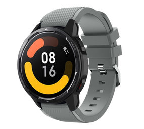 Strap-it® Xiaomi Watch S1 siliconen bandje (grijs)