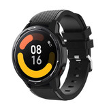 Strap-it® Xiaomi Watch S1 siliconen bandje (zwart)