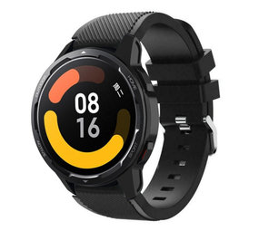 Strap-it® Xiaomi Watch S1 siliconen bandje (zwart)