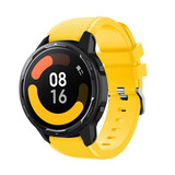 Strap-it® Xiaomi Watch S1 siliconen bandje (geel)