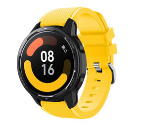 Strap-it® Xiaomi Watch S1 siliconen bandje (geel)