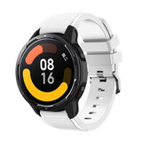 Strap-it® Xiaomi Watch S1 siliconen bandje (wit)