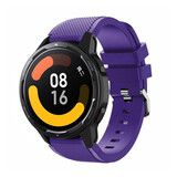 Strap-it® Xiaomi Watch S1 siliconen bandje (paars)