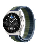 Strap-it® Huawei Watch GT 3 Pro 46mm nylon band (moss green)