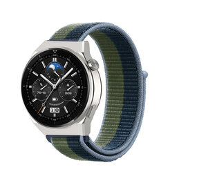 Strap-it® Huawei Watch GT 3 Pro 46mm nylon band (moss green)