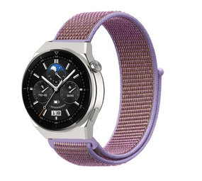 Strap-it® Huawei Watch GT 3 Pro 46mm nylon band (lila)