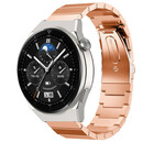 Strap-it® Strap-it Huawei Watch GT 3 Pro 46mm metalen bandje (rosé goud)