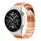 Strap-it® Huawei Watch GT 3 Pro 46mm metalen bandje (rosé goud) Strap-it® Huawei Watch GT 3 Pro 46mm metalen bandje (rosé goud)
